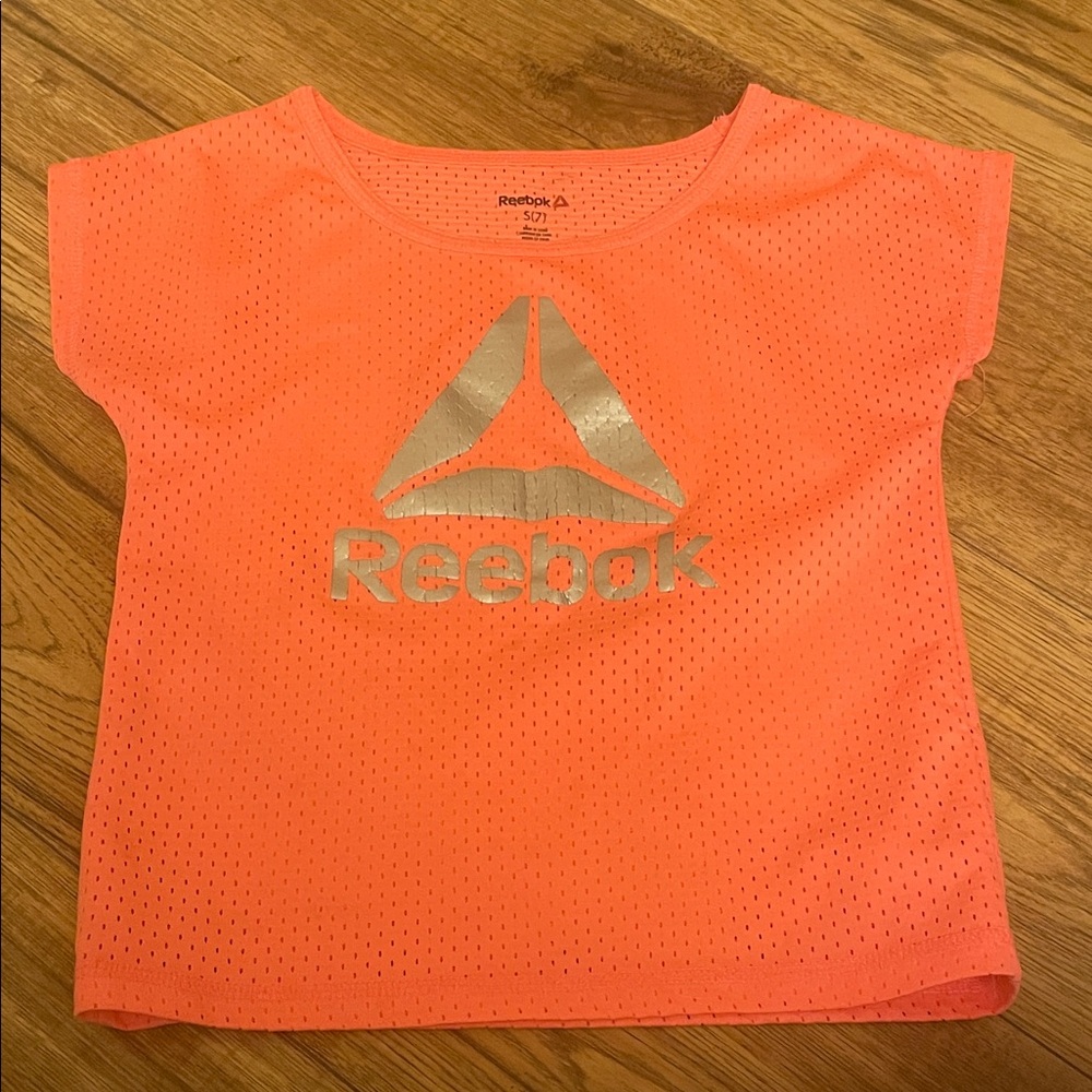 Reebok Kids' Neon Orange Mesh Jersey (GB)